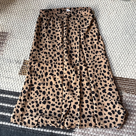 GAP Leopard Print A-Line Midi Skirt – Size Small – Excellent Condition - Picture 2 of 6